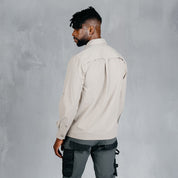 W.O.R.K Ripstop 4 Way Stretch L/Sleeve Shirt Stone