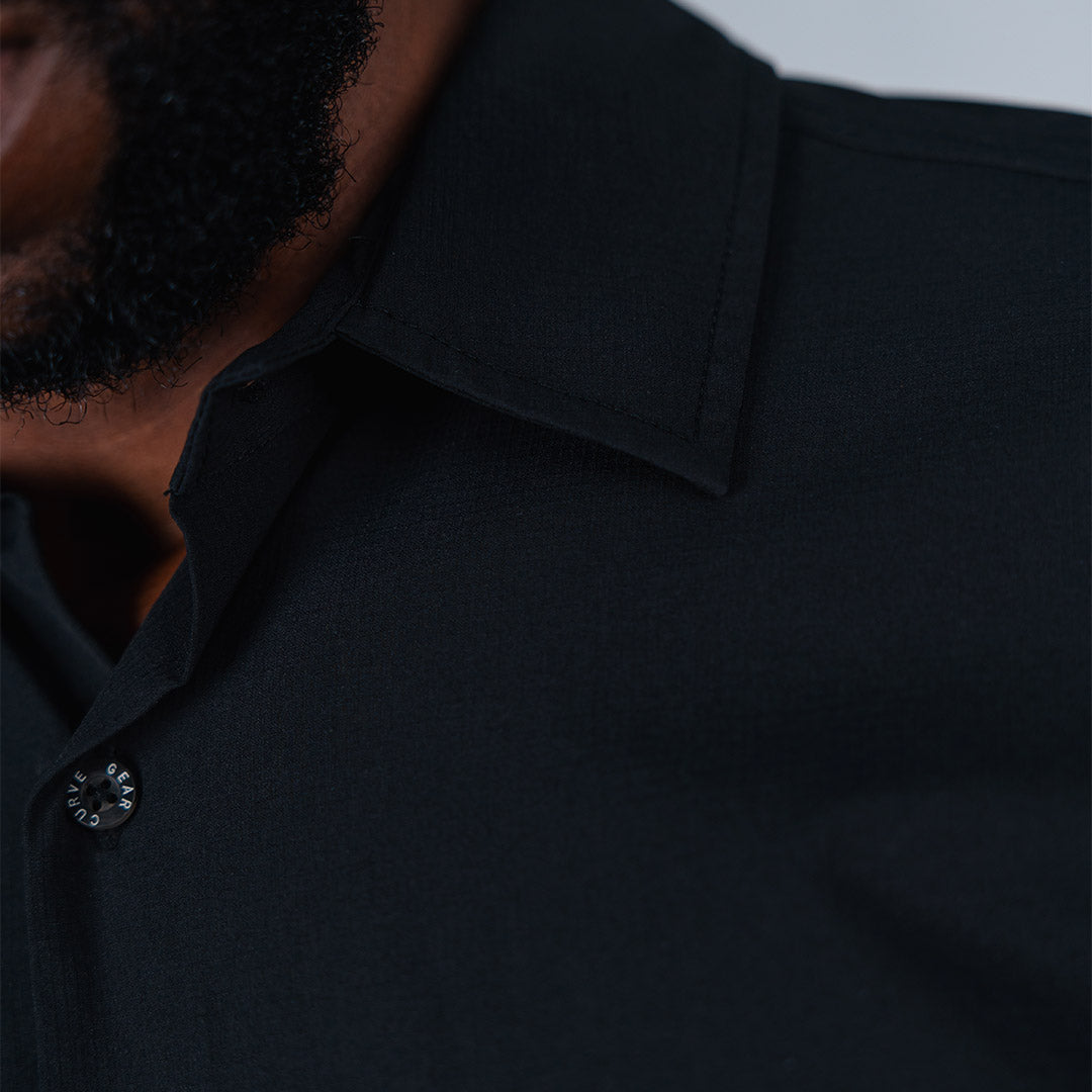 W.O.R.K Ripstop Reflective L/S Shirt Black & Charcoal