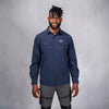 W.O.R.K Ripstop 4 Way Stretch L/Sleeve Shirt Navy