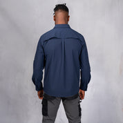 W.O.R.K Ripstop 4 Way Stretch L/Sleeve Shirt x Toyota Cheetahs Navy