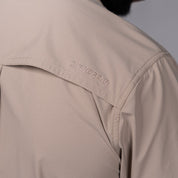 W.O.R.K Ripstop 4 Way Stretch S/Sleeve Shirt Stone