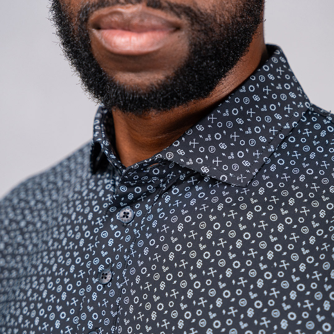 W.O.R.K Technical Golfer Black & Off White