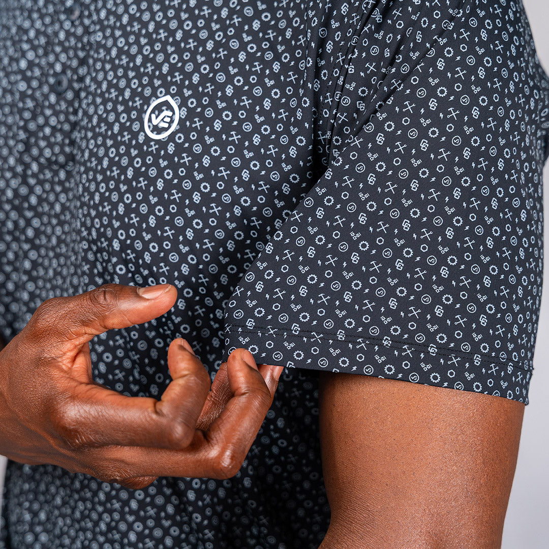 W.O.R.K Technical Golfer Black & Off White