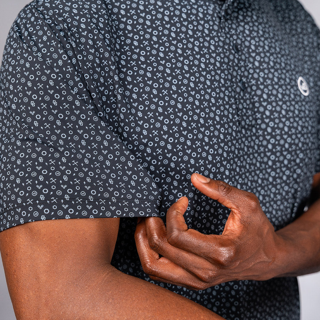 W.O.R.K Technical Golfer Black & Off White