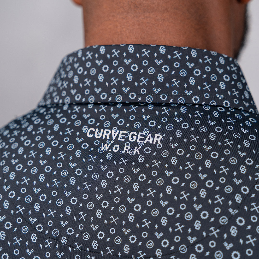 W.O.R.K Technical Golfer Black & Off White