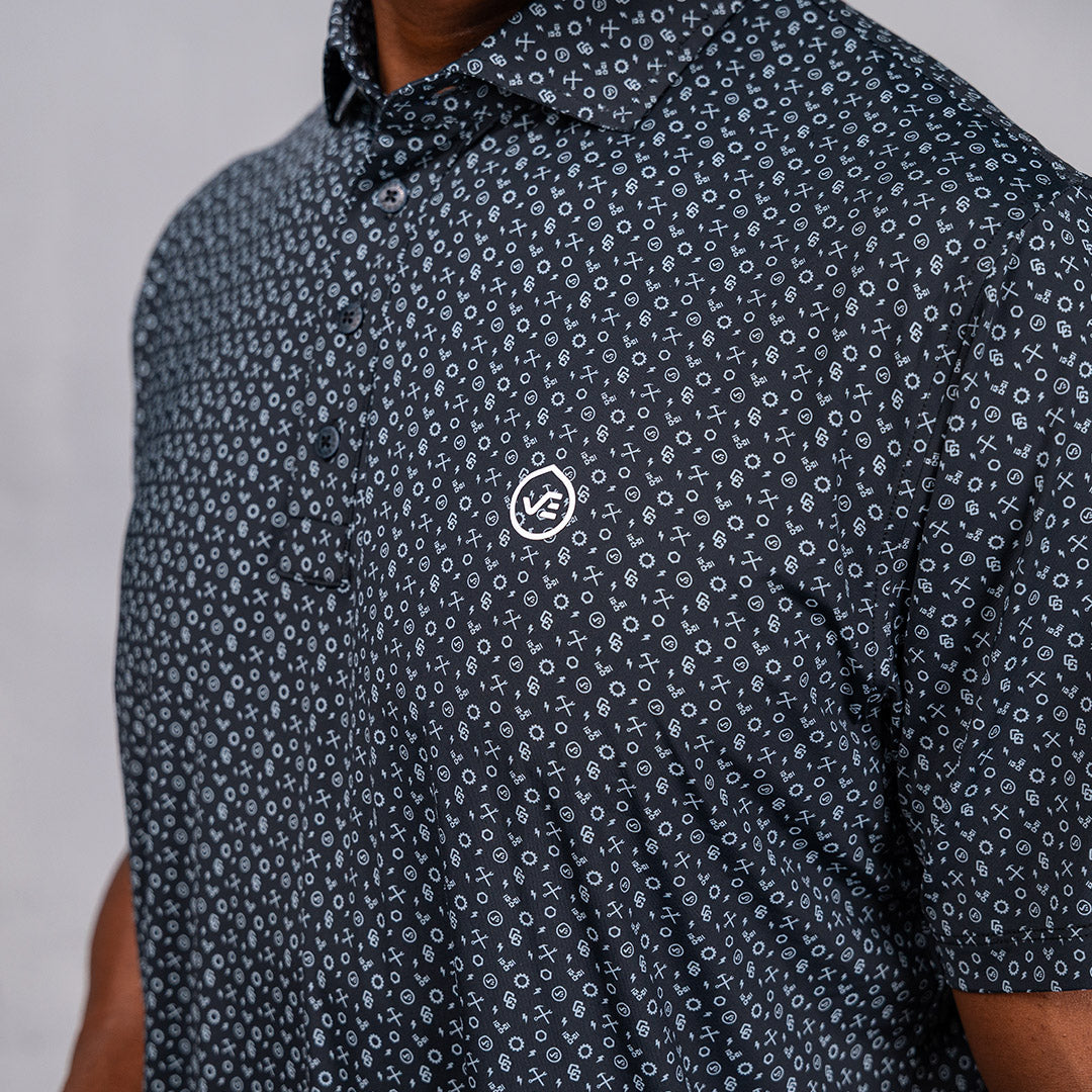 W.O.R.K Technical Golfer Black & Off White