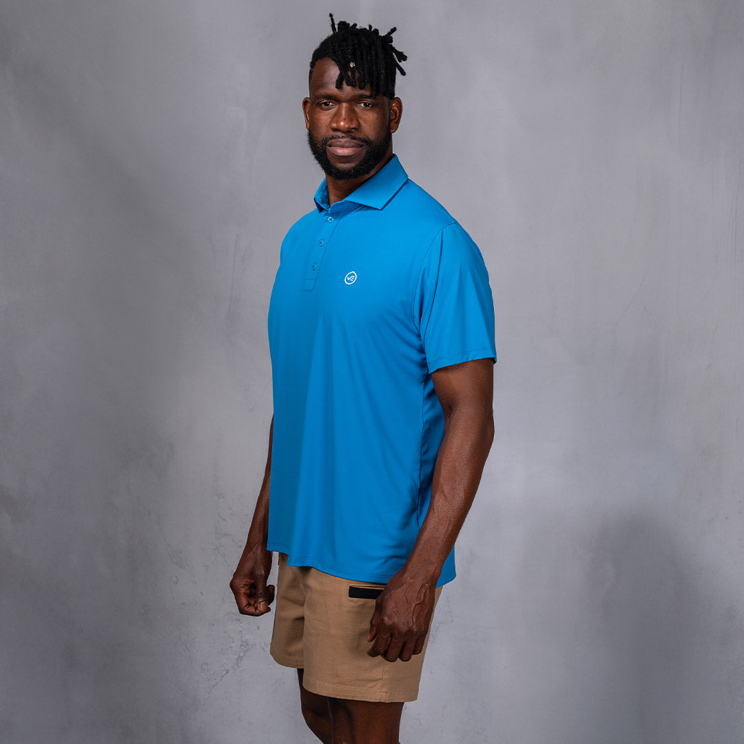 W.O.R.K Technical Golfer Bright Blue