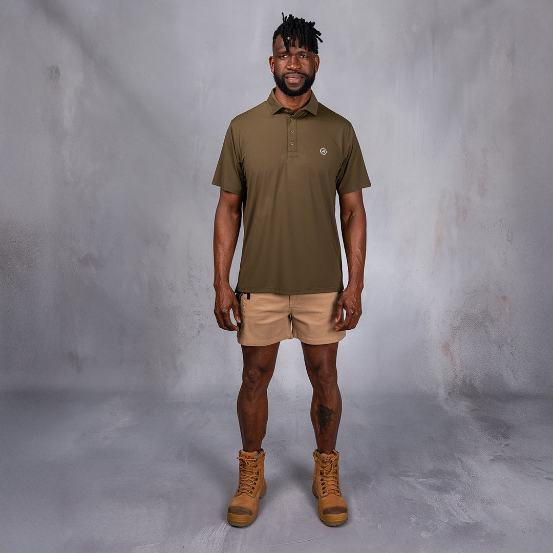 W.O.R.K Technical Golfer Dark Olive