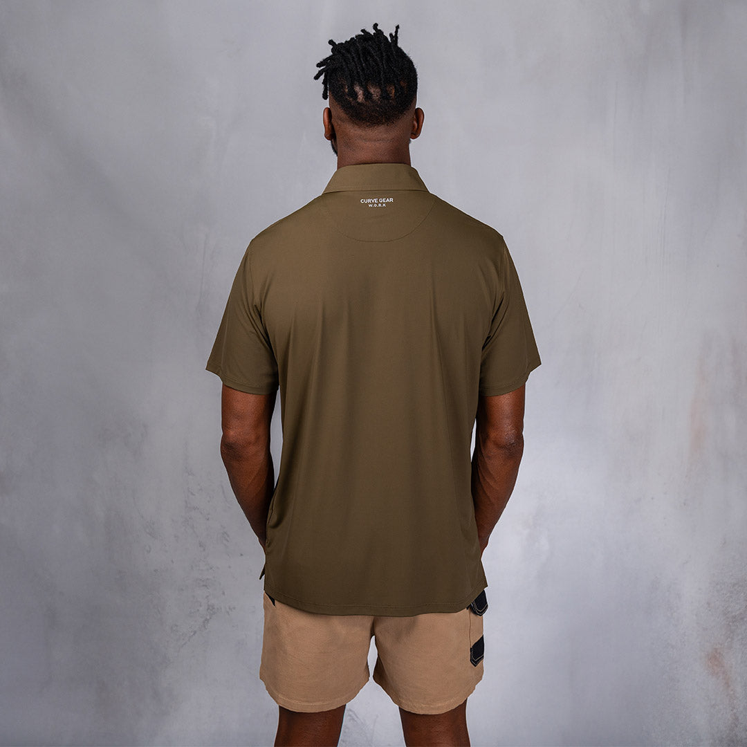 W.O.R.K Technical Golfer Dark Olive