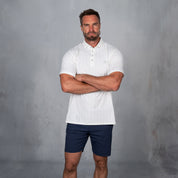 W.O.R.K Technical Golfer Off White & Grey Print