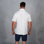 W.O.R.K Technical Golfer Off White & Grey Print