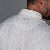 W.O.R.K Technical Golfer Off White & Grey Print