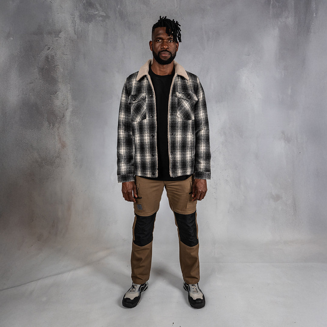 Wool Lumber Jacket Black