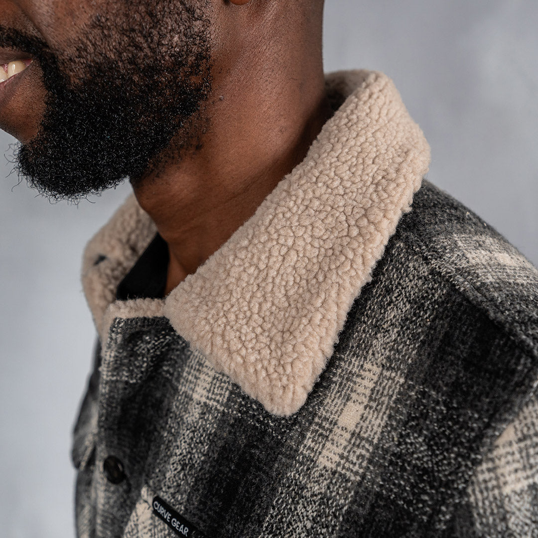 Wool Lumber Jacket Black