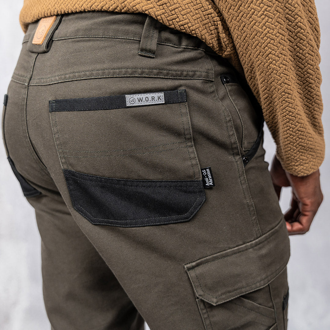 W.O.R.K Canvas Carpenter Pant Olive