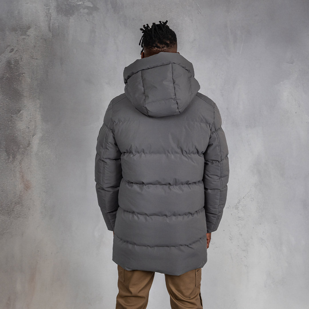 Long Line Puffer x Toyota Cheetahs Grey