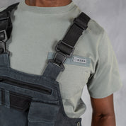 W.O.R.K Duck Canvas Dungaree Charcoal