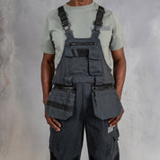 W.O.R.K Duck Canvas Dungaree Charcoal