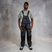 W.O.R.K Duck Canvas Dungaree Charcoal