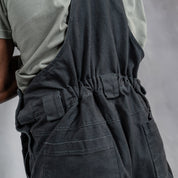 W.O.R.K Duck Canvas Dungaree Charcoal
