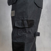 W.O.R.K Duck Canvas Dungaree Charcoal