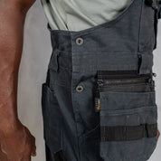 W.O.R.K Duck Canvas Dungaree Charcoal