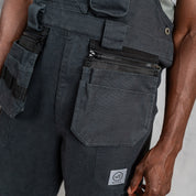 W.O.R.K Duck Canvas Dungaree Charcoal