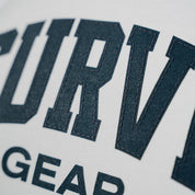 Curved T-Shirt Light Blue