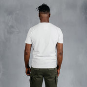 Curved T-Shirt Light Blue