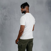 Curved T-Shirt Light Blue