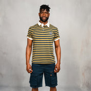 Elite Rugby Polo Lime & Navy