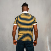 Elite Rugby Polo Lime & Navy