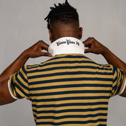 Elite Rugby Polo Lime & Navy