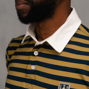 Elite Rugby Polo Lime & Navy