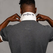 Elite Rugby Polo Plain Charcoal