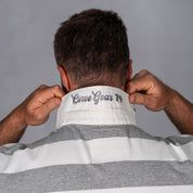 Elite Rugby Polo White & Grey