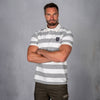 Elite Rugby Polo White & Grey