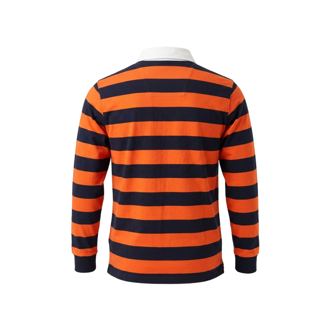 Curve Gear x Free State Legend Supporters Jersey Orange & Navy Stripe