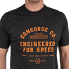 Concorde T-shirt Charcoal - Curve Gear