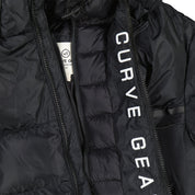 Bionic L/Sleeve Puffer With Hood Black