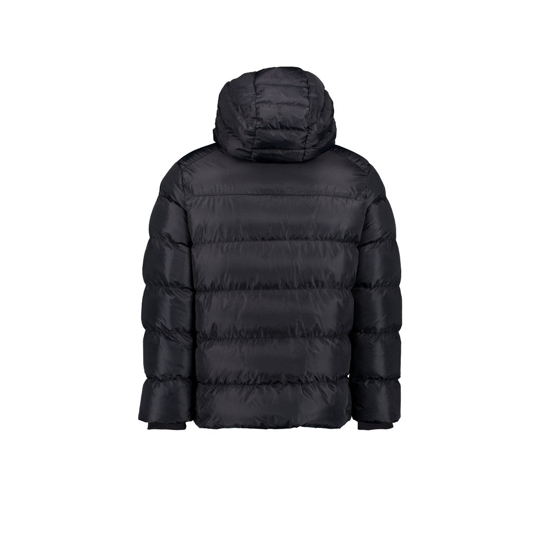 Bionic L/Sleeve Puffer With Hood Black