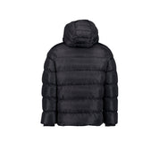 Bionic L/Sleeve Puffer With Hood Black
