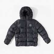 Bionic L/Sleeve Puffer With Hood Black