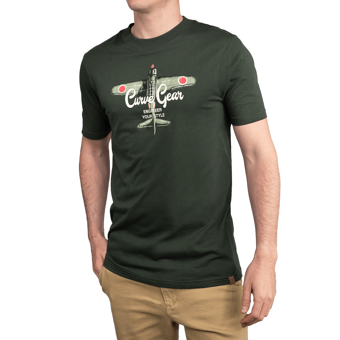 Spitfire Aviation T-Shirt Fatigue - Curve Gear