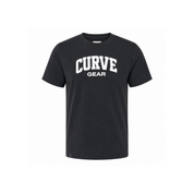 Curved T-Shirt Charcoal