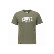 Curved T-Shirt Light Green