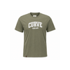 Curved T-Shirt Light Green