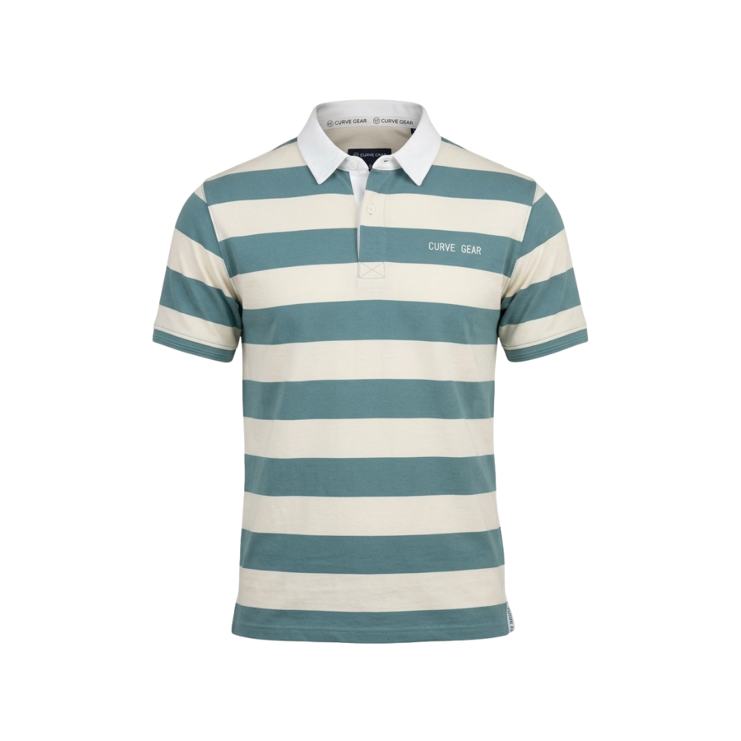 Elite Rugby Polo Dark Duck & Cream