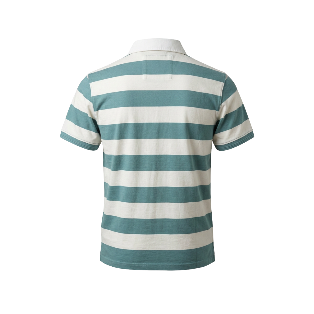 Elite Rugby Polo Dark Duck & Cream