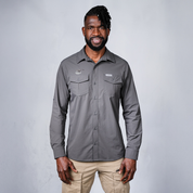 W.O.R.K Ripstop 4 Way Stretch L/Sleeve Shirt x Toyota Cheetahs Dark Grey